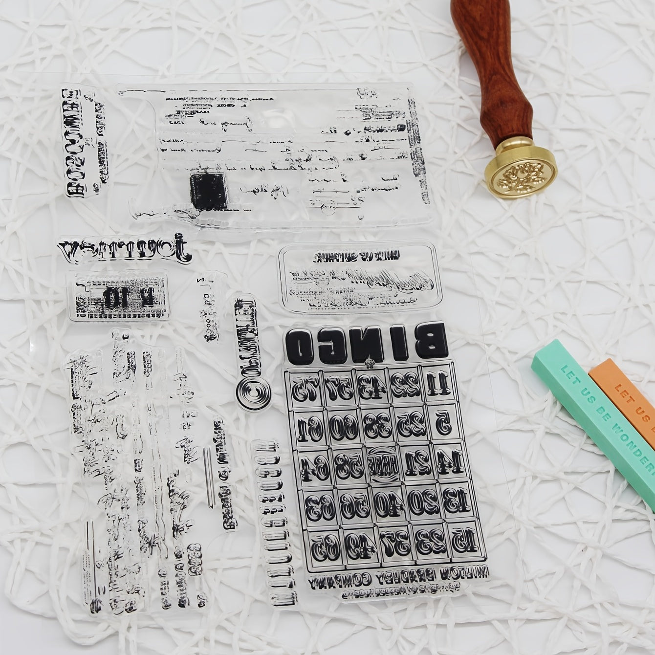 Silicone Transparent Stamp for Kids Stationery