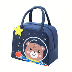 3D Cartoon Insulated Lunch Bag for School, Office, Outdoor Camping