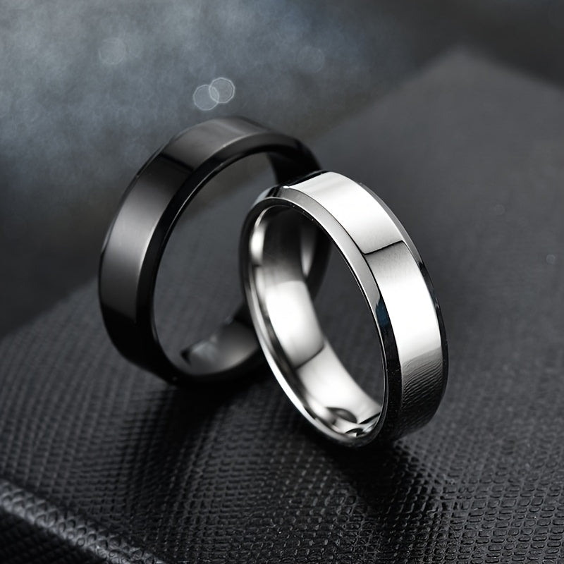 Men's Stainless Steel Ring - Gothic Skull Design