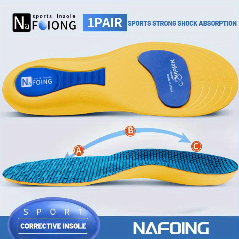 Sports Shock Absorption Insoles High Elastic Deodorant Comfortable Running