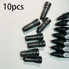 10pcs Waterproof Marker Pen 2mm for Paper Steel Glass
