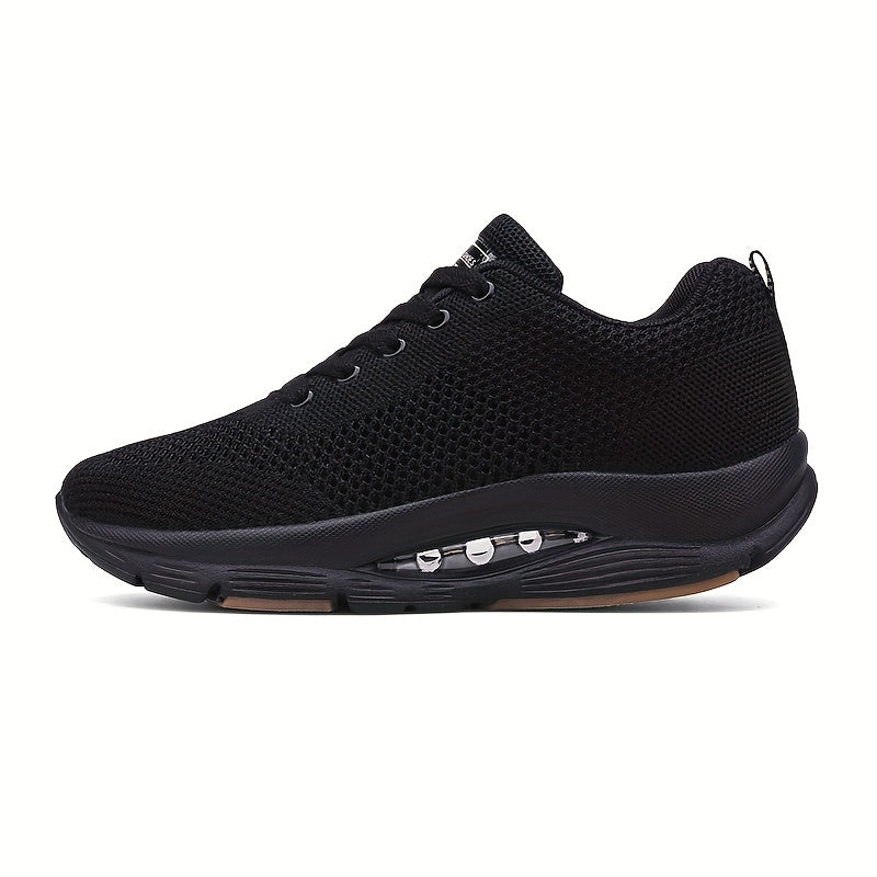 Women's Air Cushion Wedge Sneakers Non slip Comfortable Walking Shoes