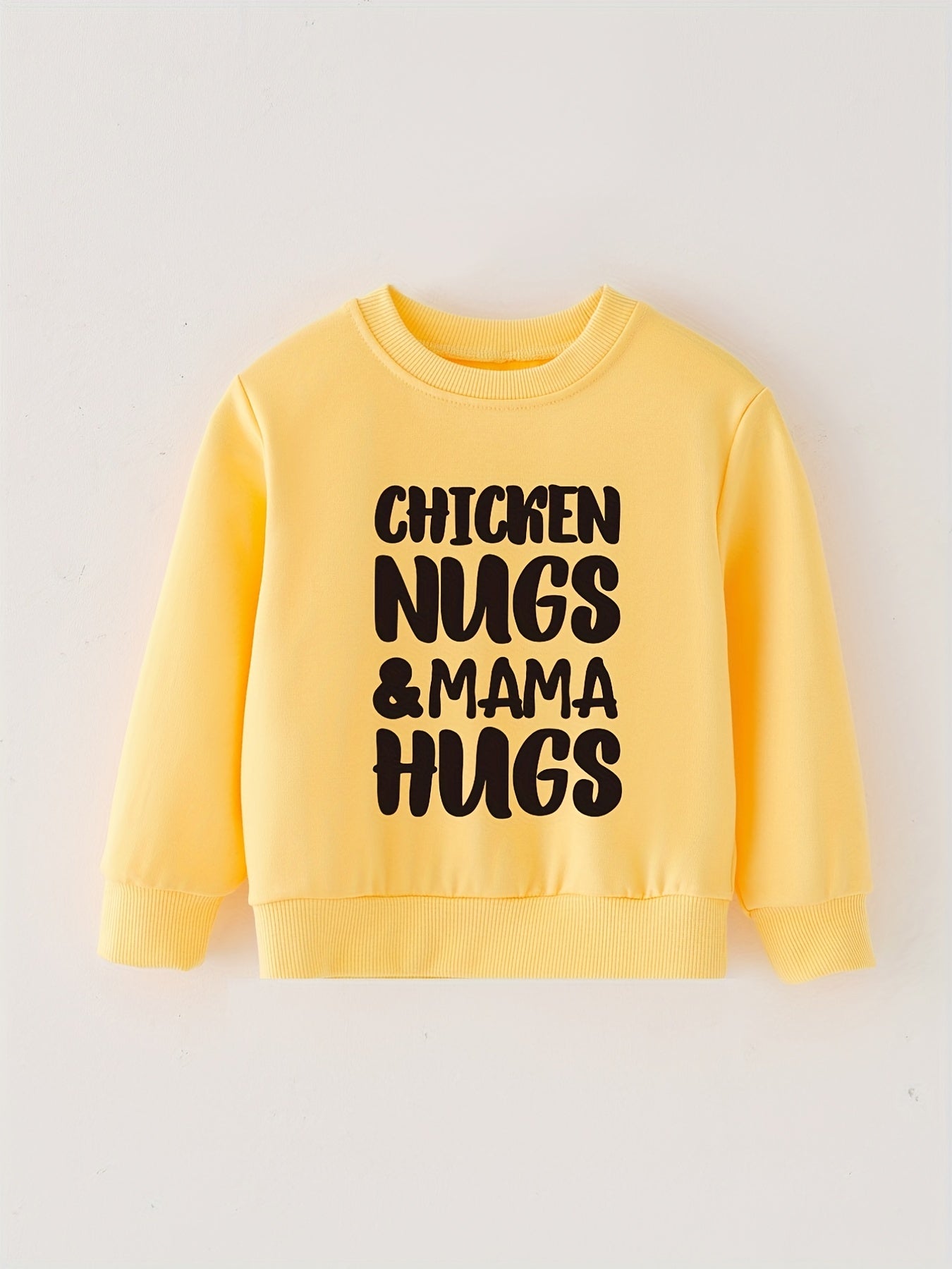 CHICKEN NUGS&MAMA HUGS Baby Boys Sweatshirt