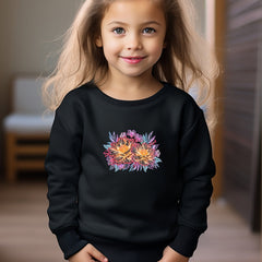 OERYUI Kids Flower Graphic Sweatshirt Comfy Pullover Christmas Gift