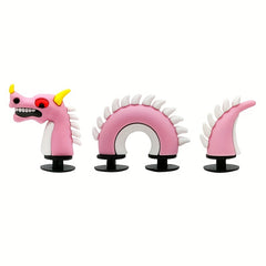 3D Dragon Charms Set for Crocs Shoes - Boys Children Decoration