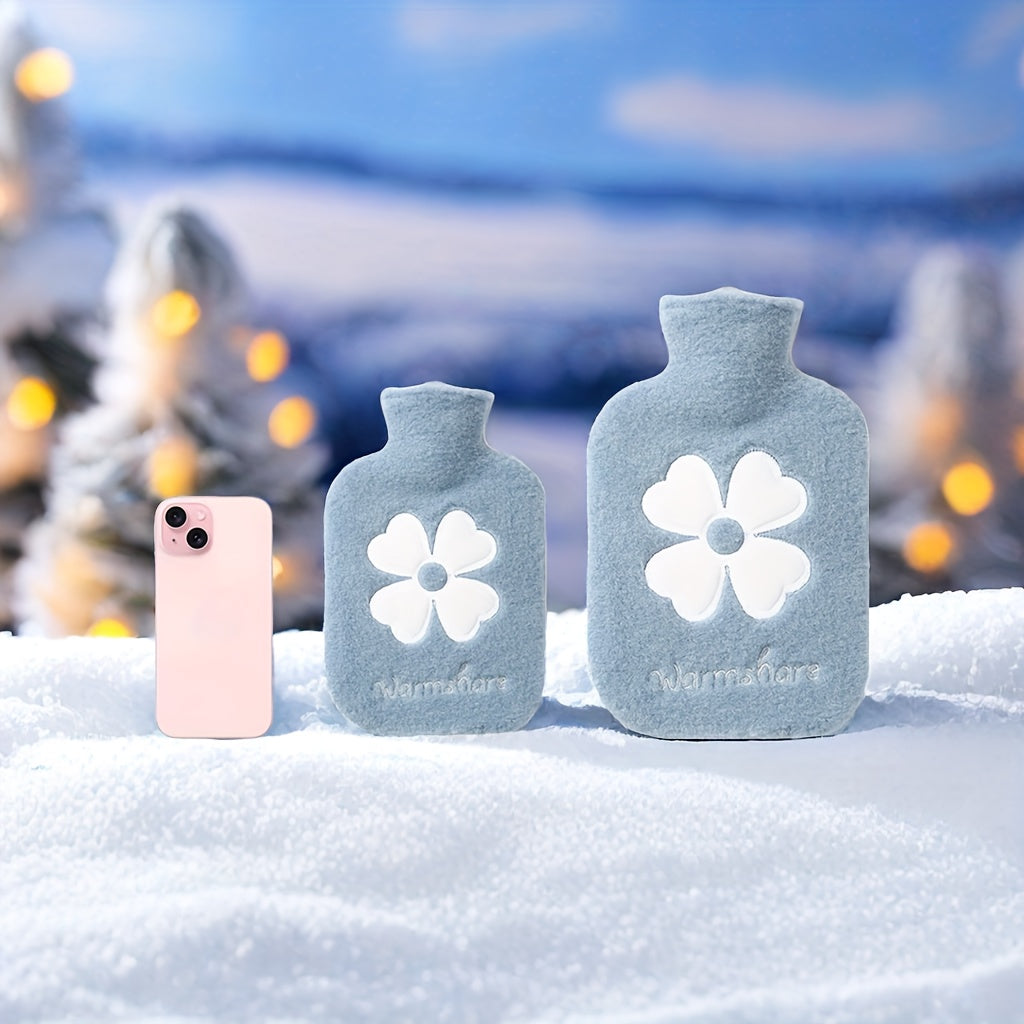 500ml 1000ml Hot Water Bag With Soft Cover Cartoon Hand Warmer