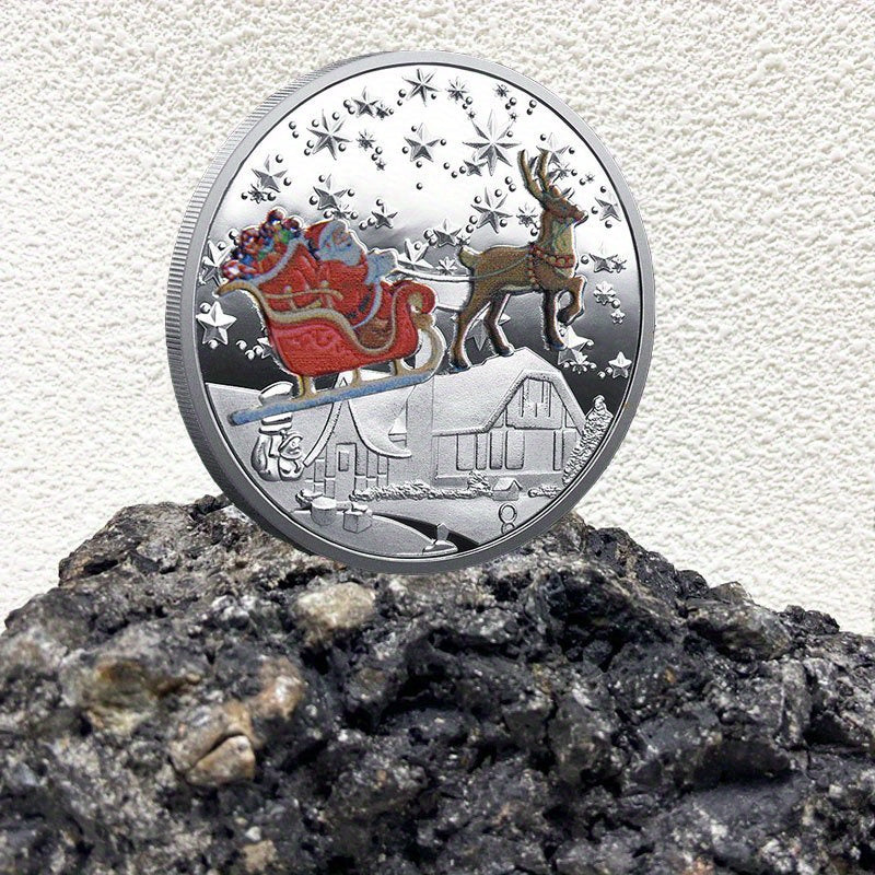 1pc Merry Christmas Collection Coin Gift Coin