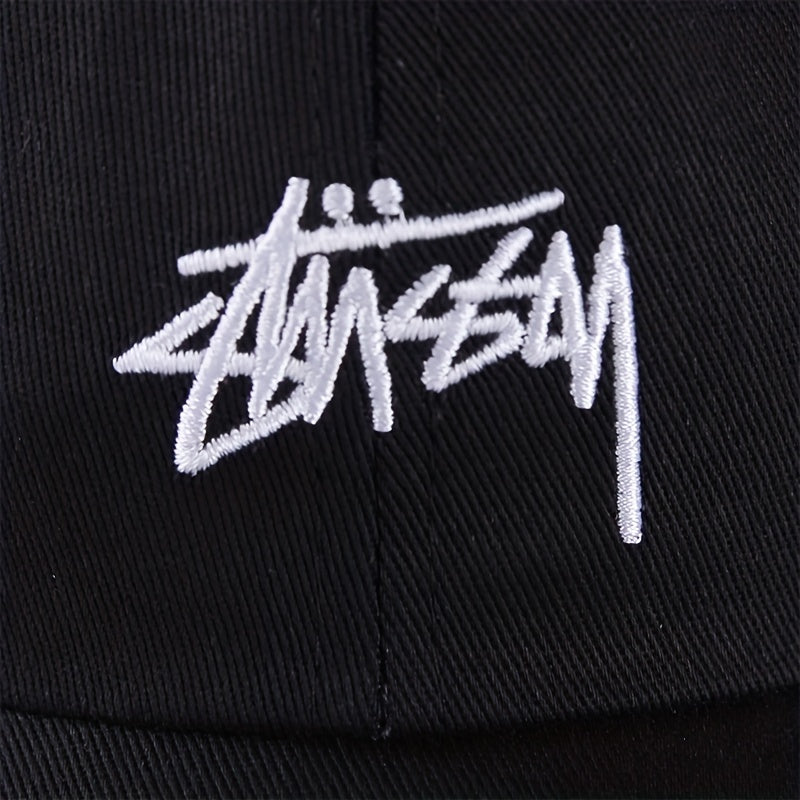 Letter Embroidery Baseball Cap Solid Couple Sports Hat Adjustable Dad Hats