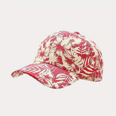 Tropical Leaves Curved Eaves Baseball Cap for Men and Women