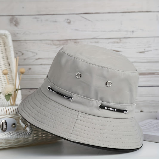 Unisex Foldable Sunshade Bucket Hat For Outdoor Travel