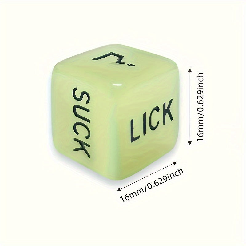 16mm Couple Anniversary Love Dice Set