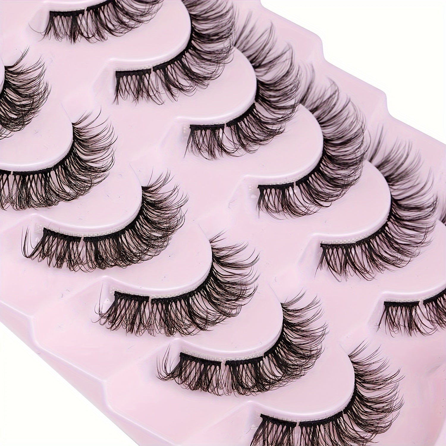 Natural Look 3D Individual Lashes 15mm Cluster Lash Extensions DIY Strip