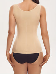 Zipper Shaping Tank Top Waist Trainer Tummy Control Slimmer Open Bust
