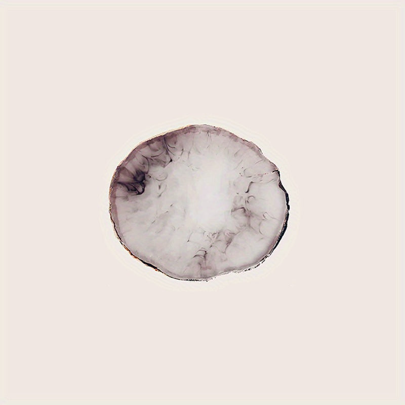 Round Jewelry Tray Resin Stone Creative Display Holder