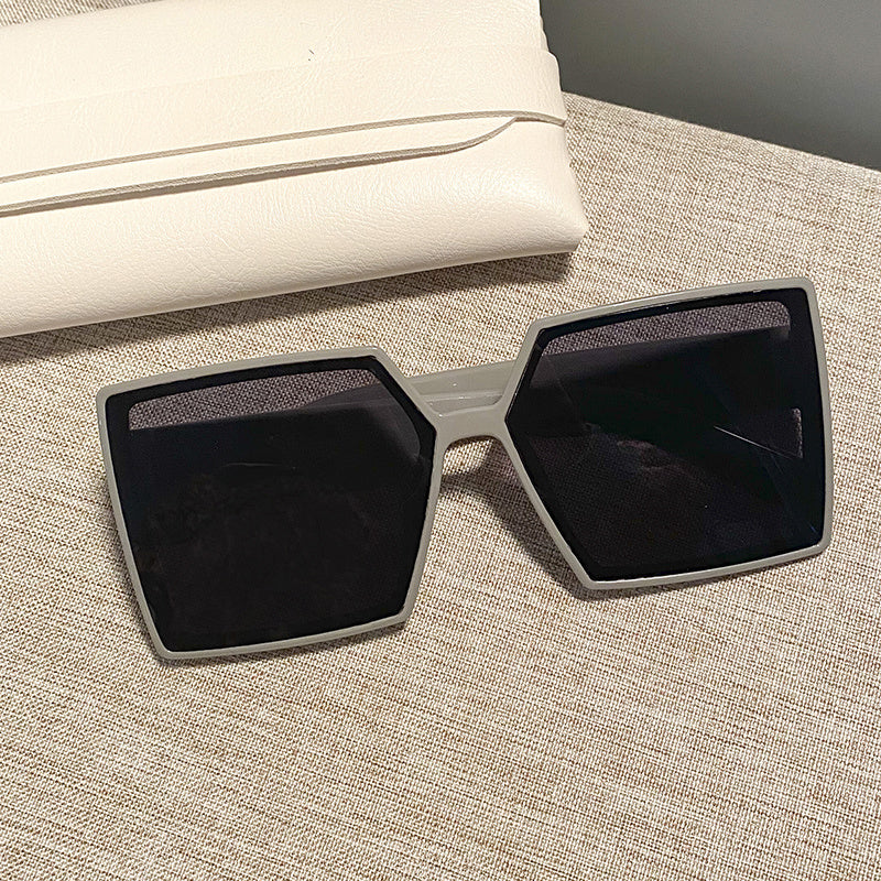 Oversized Square Sunglasses Gradient Glasses Driving UV400
