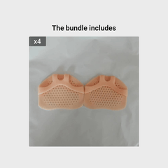 Silicone Forefoot Pad Insole Female Foot Guard Non slip Honeycomb Half Yard Pad