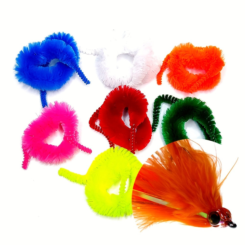 7pcs Saltwater Fly Fishing Baits Tackle Materials Fabrication Kit