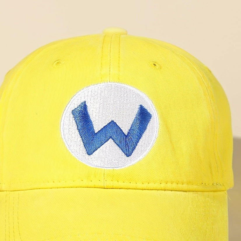 Yellow Baseball Cap Adjustable Cotton Dad Hats Sun Hat For Women