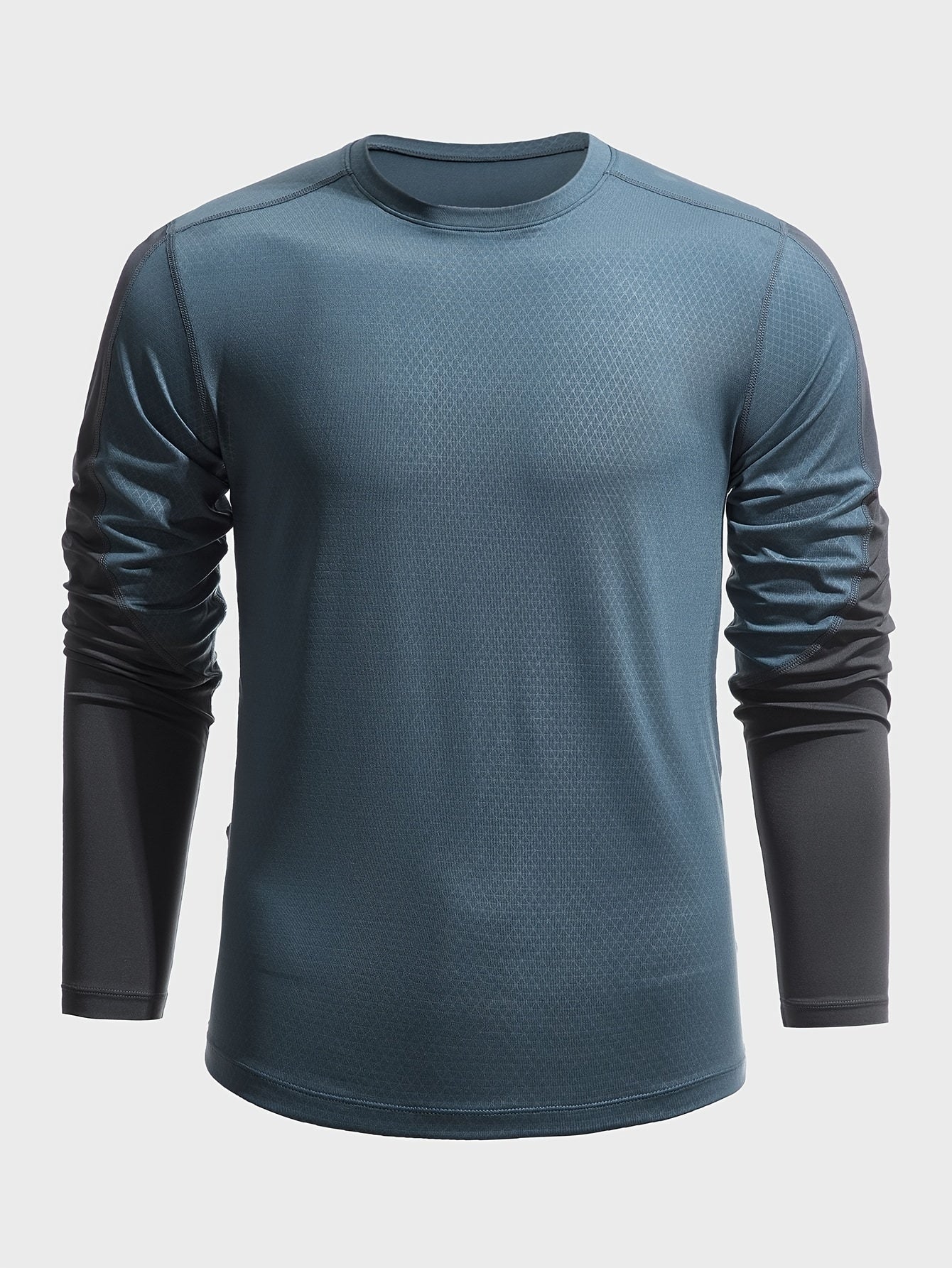 Men's Quick Dry Long Sleeve Tee For Running Gym