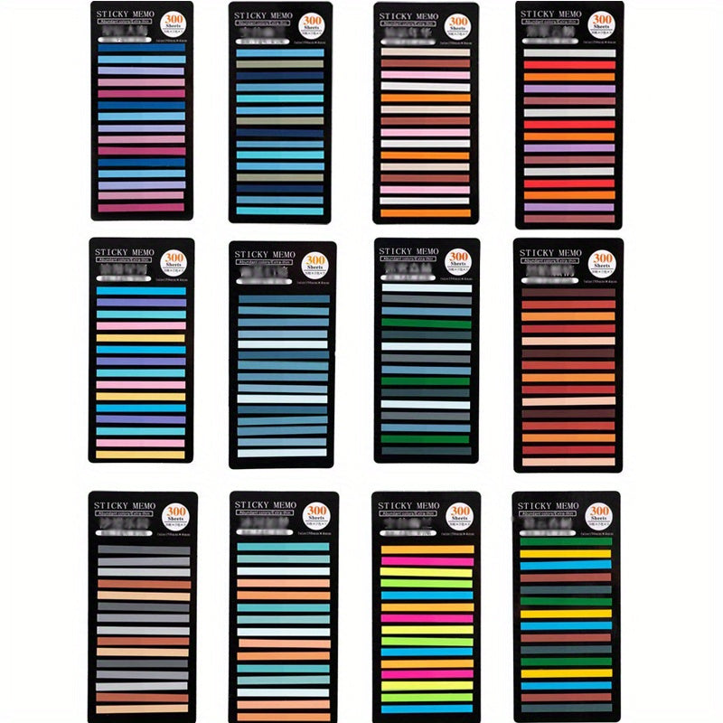 300 Fluorescent Creative Stickers - Waterproof PET