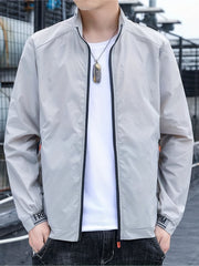 Stylish Sun Protection Hooded Jacket For Men