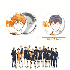 Game Cartoon Badges Character Figure Anime Pendant Decoration Tinplate Brooch