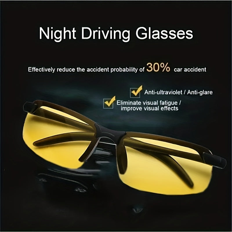 Night Vision Driving Glasses for Men and Women - UV Protection Sunglasses
