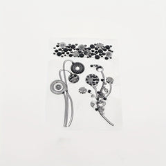 1pc Flower Stamp Painting Tools Silicone Transparent Stamp
