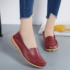 Soft & Comfortable Peas Shoes Lightweight Moccasin Penny Loafer Women's Footwear