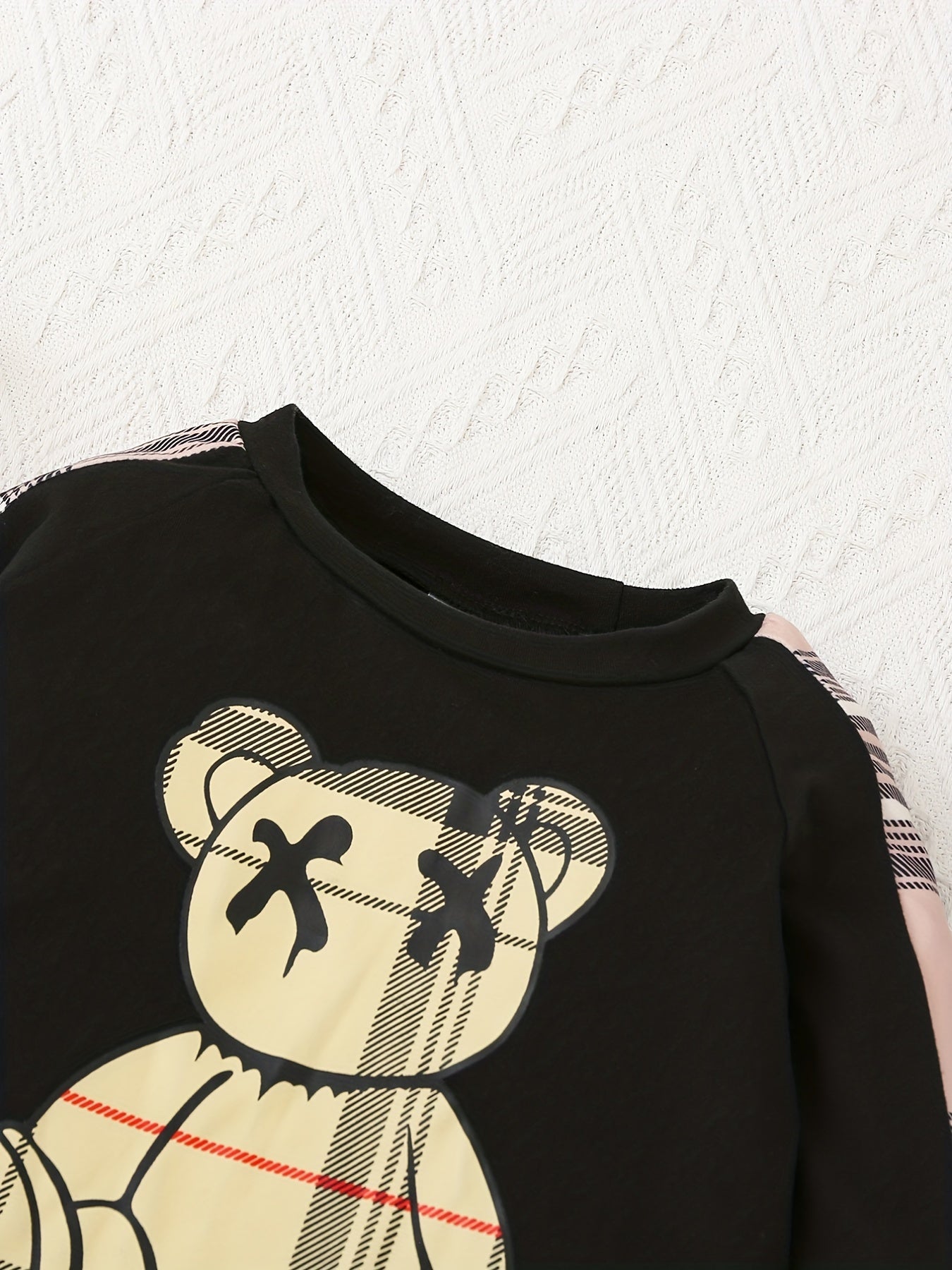 Baby Boy's Cartoon Outfit Long Sleeve Top & Pants Set