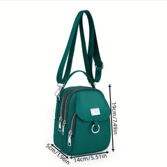 Mini Crossbody Bag Zipper Cell Phone Purse Women's Handbag