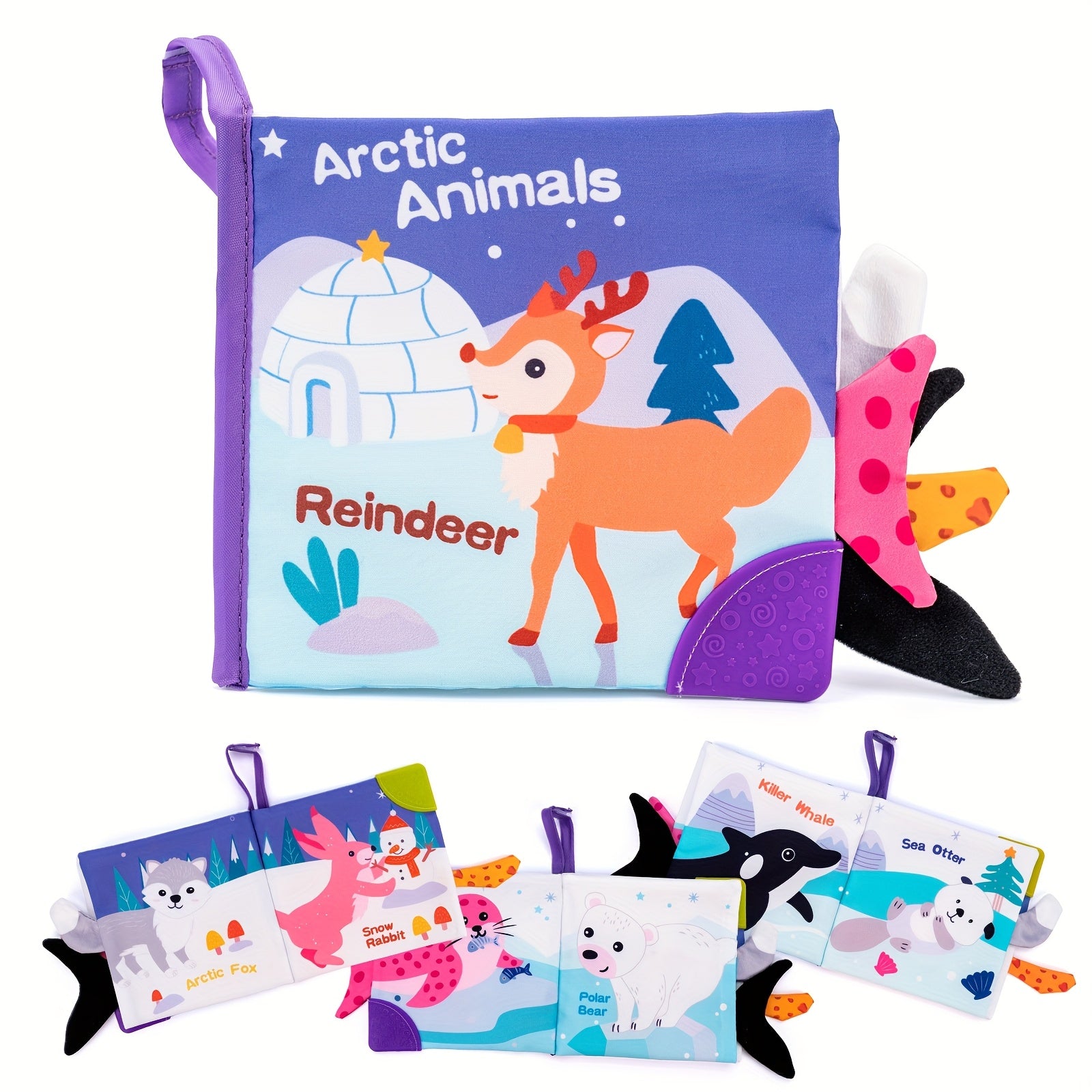 Interactive Baby Cloth Books for Toddlers 0 3 Years Educational Sensory Play