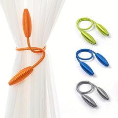 2pcs Twist And Lock Curtain Tiebacks Easy To Install Curtain Holdback