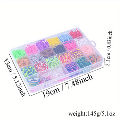 1100pcs DIY Elastic Band Weaving Art Craft Kit