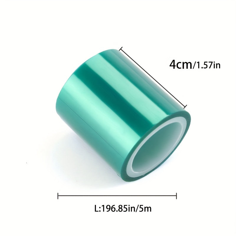 5m High Temp Resistant Green Tape For DIY UV Epoxy Resin Mold