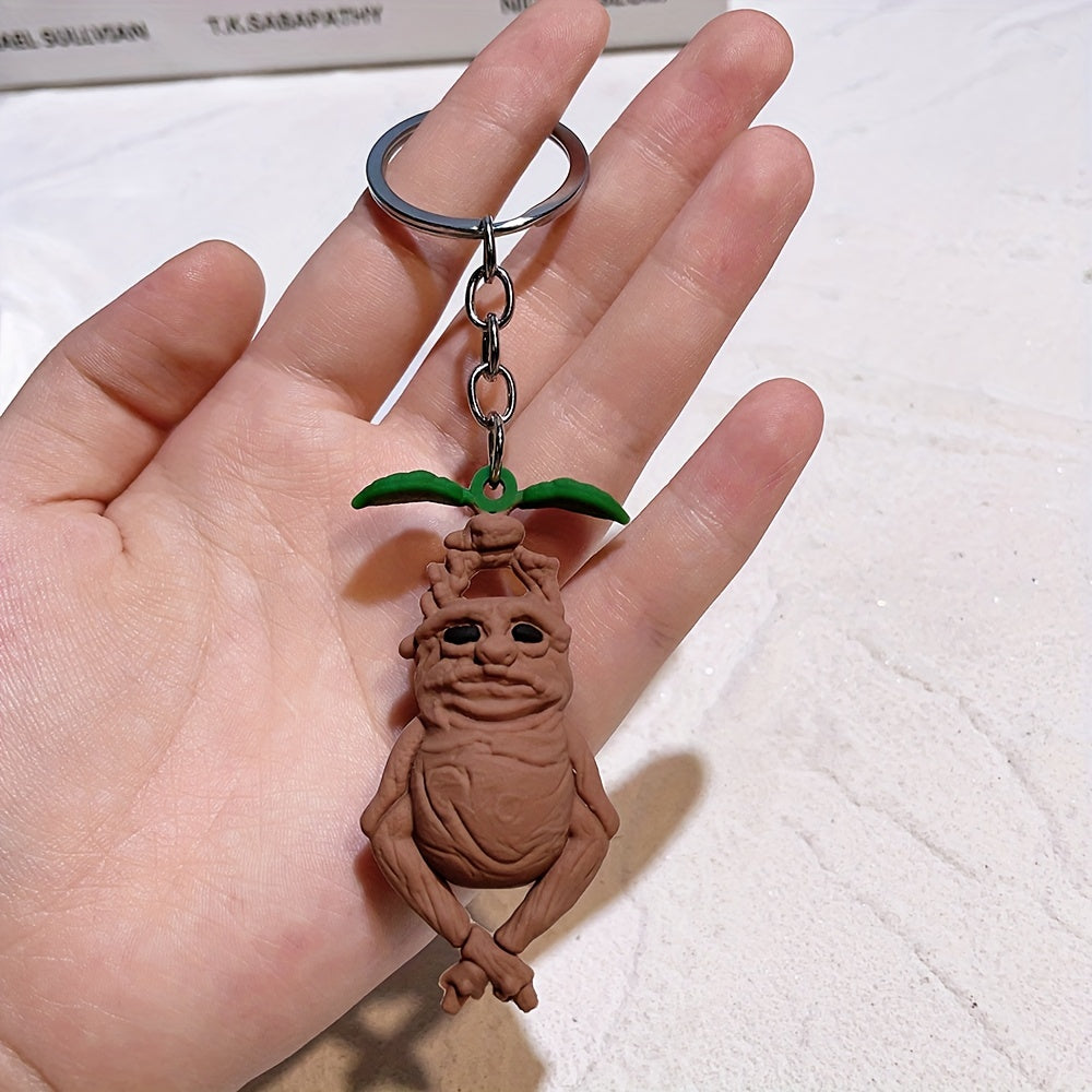 Chubby Mandrake Pendant Keychain 5.08 cm Halloween Party Gift