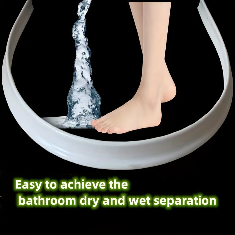 Waterproof Bathroom Barrier Gray Self Adhesive Shower Separator