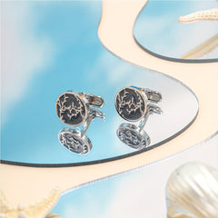 Business French Shirt Cufflinks Stainless Steel Round Sleeve Studs