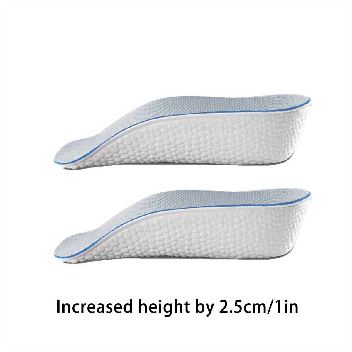 Height Increase Insoles Men Women Shoes Flat Feet Orthopedic Insole