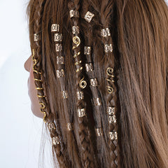 Viking Hair Beads Silver Hair Accessories