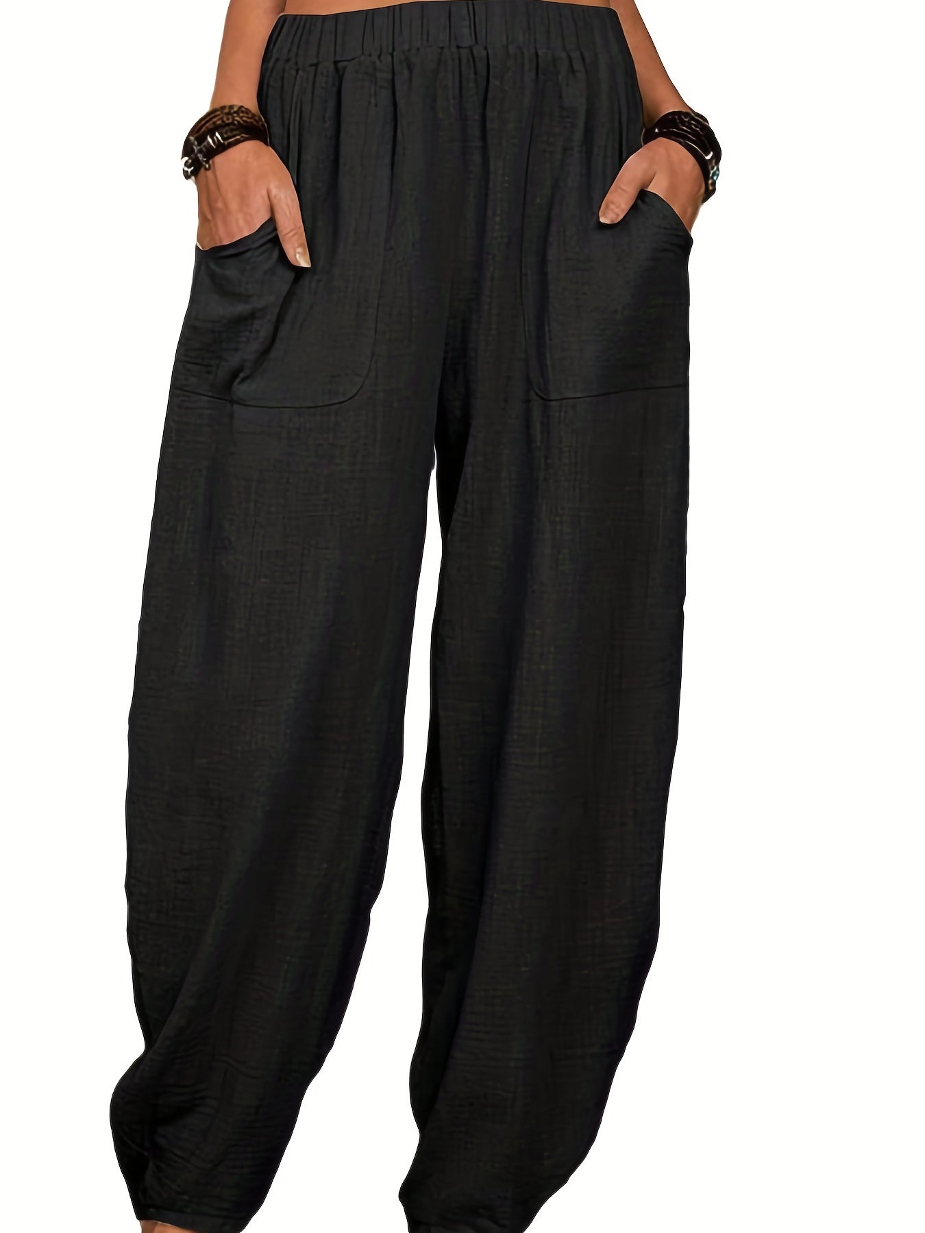 High Waist Baggy Harem Pants Casual Women's Clothing