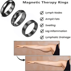 Hematite Stone Ring Absorbs Negative Energy Unisex Size 6-10