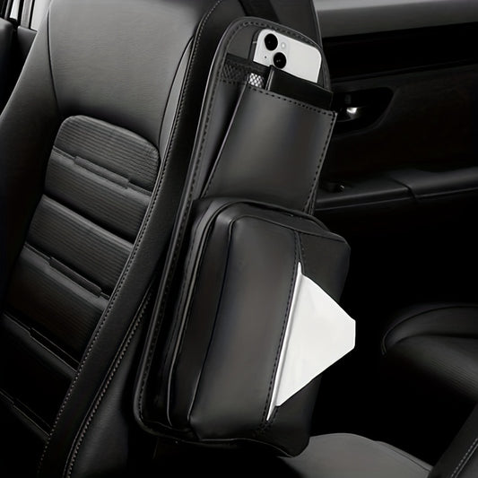 High Seat Side Storage Bag Car Tissue Box Car Interior Decoration