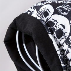 Men's Pullover Skull Print Knitted Stacking Turban Hat