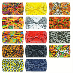 Boho Leopard Pattern Headband for Women Girls