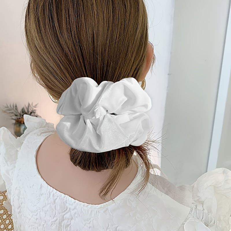Large Satin Scrunchies Oversized Scrunchie Jumbo Scrunchies Giant Scrunchie