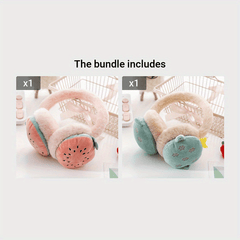Fruit Earmuffs Warm Plush Suitable For Outdoor - Christmas Halloween