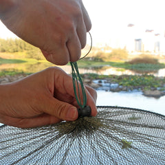 Collapsible Fishing Cage Trap for Crab Lobster Shrimp