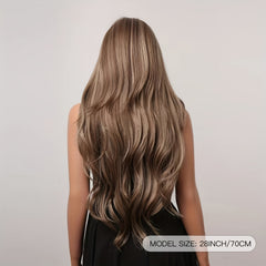 71 12 Cm Butterfly Haircut Wavy Curly Hair Wigs Bangs Women