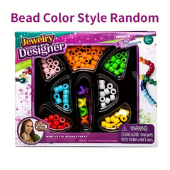 DIY Charm Bracelet Making Kit 240pcs Beads Chains Craft Girls Gift Set